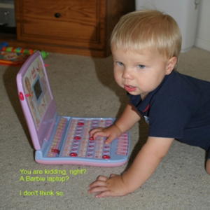 Barbie laptop