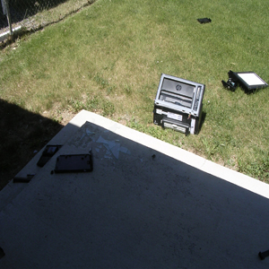 Printer destroyed