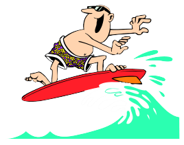 Internet surfer dude